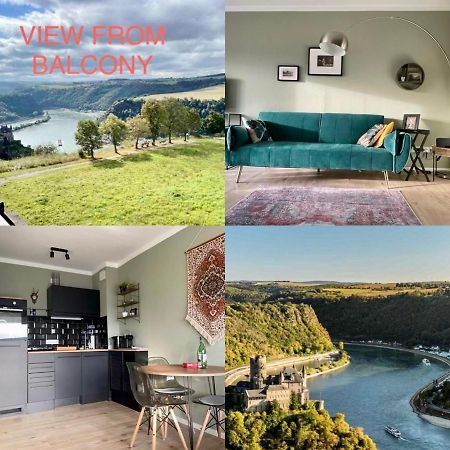 #1 Studioapartment Mit Loreleyblick Direkt An Der Schoensten Etappe Des Rheinsteigs Patersberg Exteriér fotografie